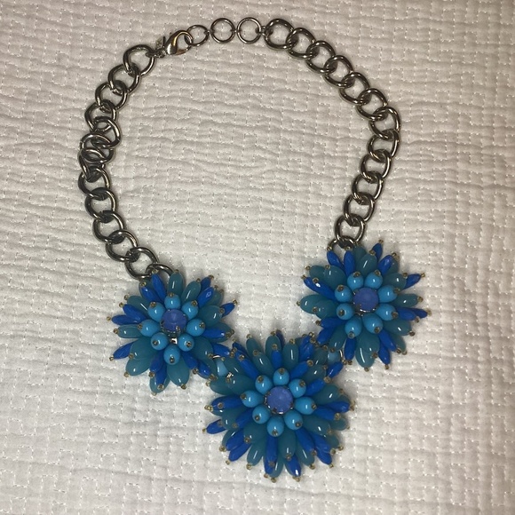 Banana Republic Starburst Necklace, Blue, Aqua *HOST PICK* - Picture 3 of 6